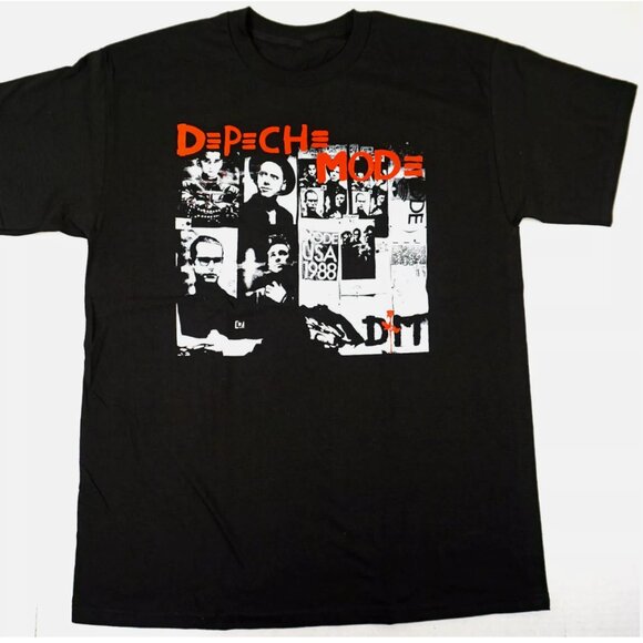 DEPECHE MODE T-shirt Distressed 101 Album Cover Tee Rock Shirt Short Sleeve New - Picture 1 of 2